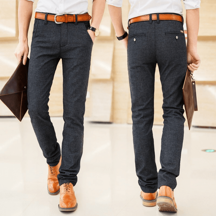 Men'S Casual Pants Business Casual Men'S Clothing