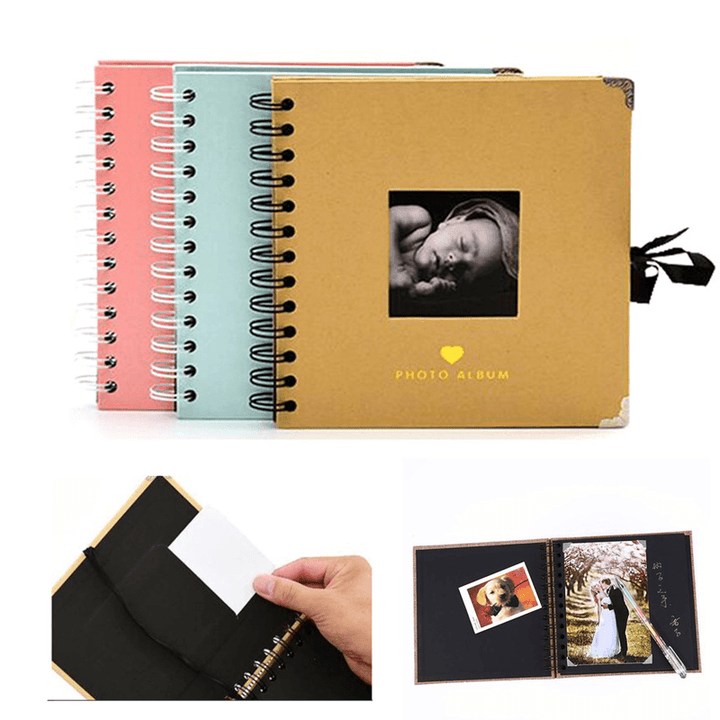 DIY Handmade Photo Album Special Paper Family Baby Book Student Album Memory Scrapbook Housewarming Gift