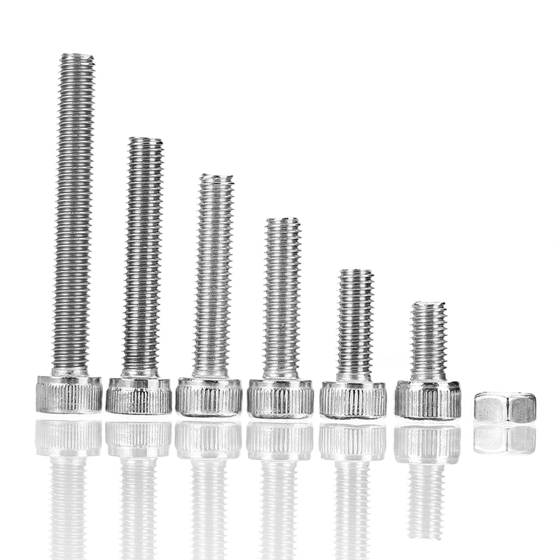 Suleve‚Ñ¢ M5SH3 110Pcs M5 Stainless Steel 10-40Mm Hex Socket Cap Screw Allen Bolt Assortment Kit