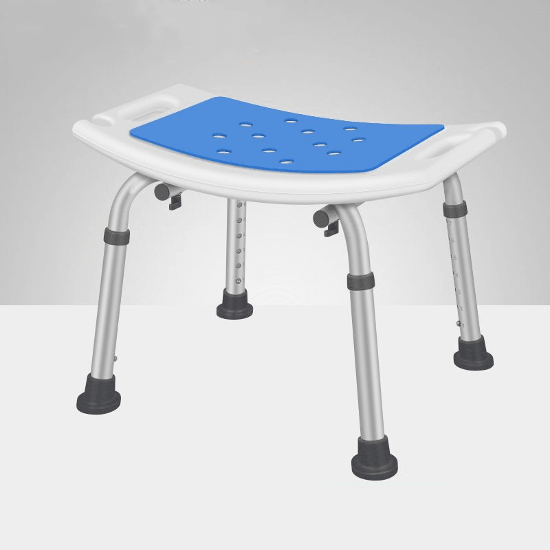 Non-Slip Bath Chair 7 Gears Height Adjustable Elderly Bath Tub Shower Chair Bench Stool Seat Safe Bathroom - MRSLM