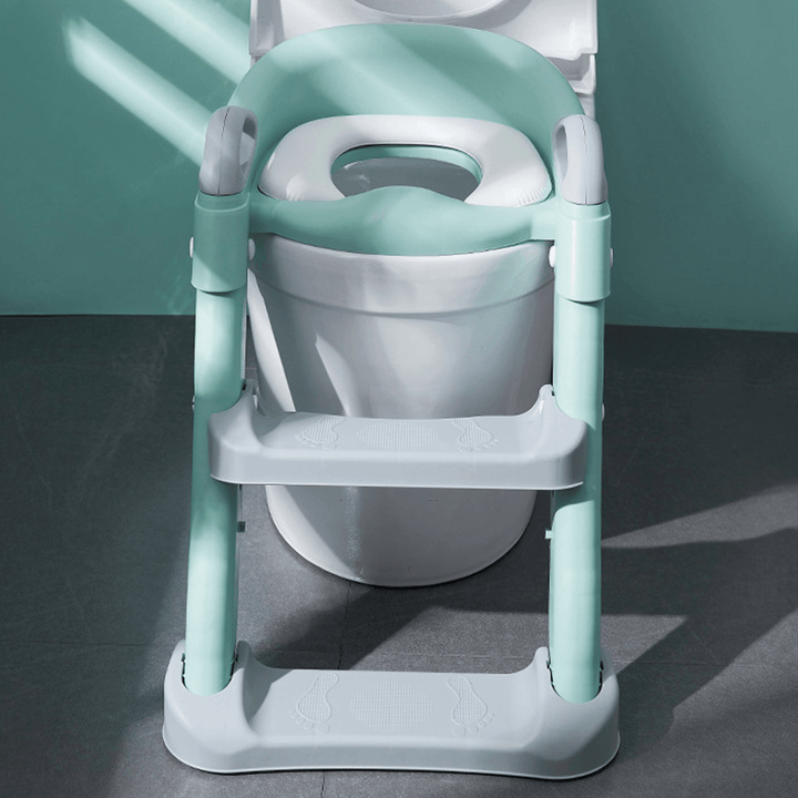 Toddler Toilet Soft Chair Potty Training Seat with Step Stool Ladder Step up Training Small Household Chair Supplies