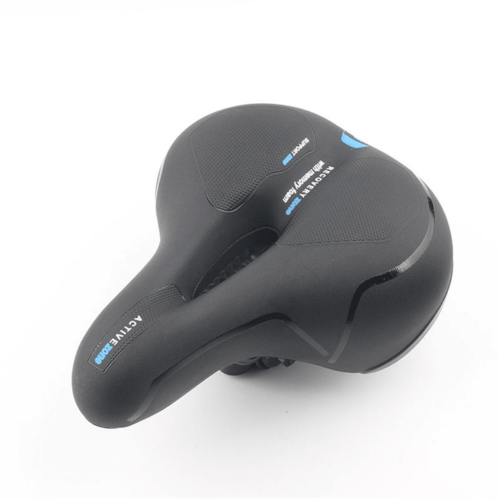 Widen Comfortable Bicycle Seat Soft Bike Saddle with Shock Absorber Ball Mountain Bike Seat Accessories