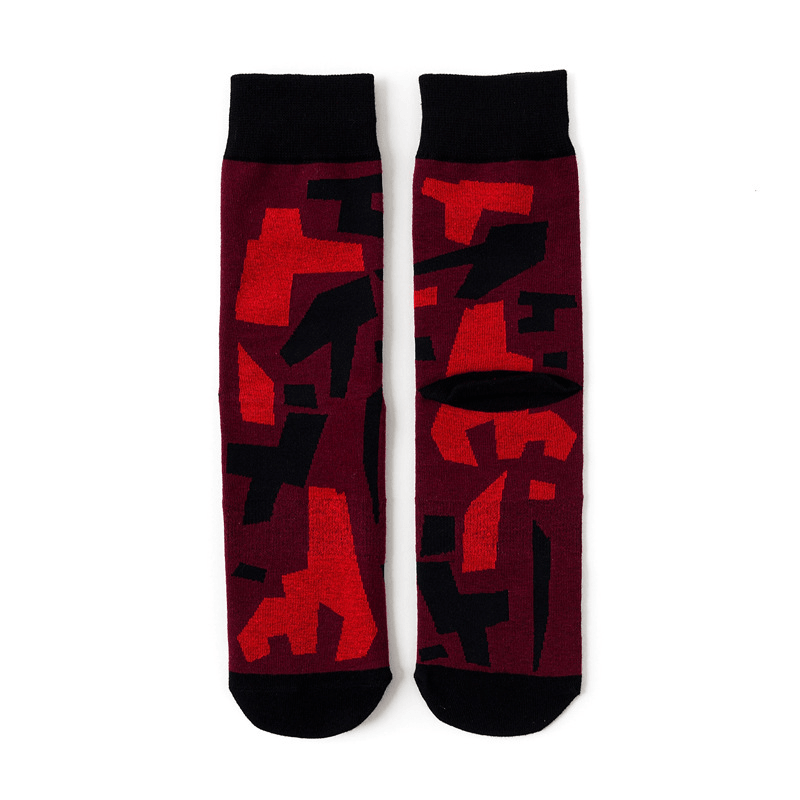 Stockings Street Men'S and Women'S Trendy Brand Casual Socks Harajuku Creative Cotton Socks