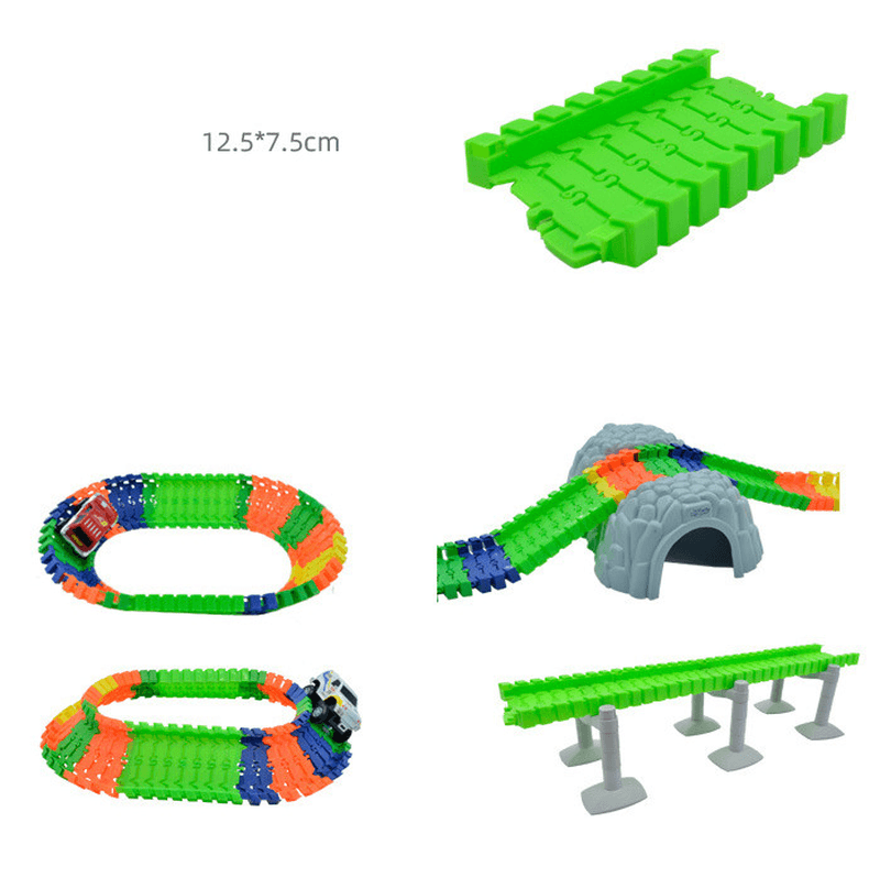 Children'S Electric Track DIY Assembling Toys