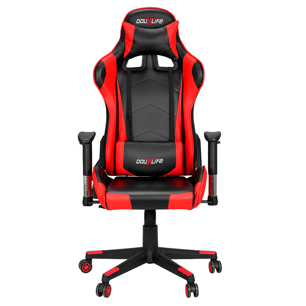 Douxlife¬Æ Racing GC-RC01 Gaming Chair Ergonomic Design 180¬∞Reclining with Thick Padded High Back Added Seat Cushion 2D Ajustable Armrest for Home Office