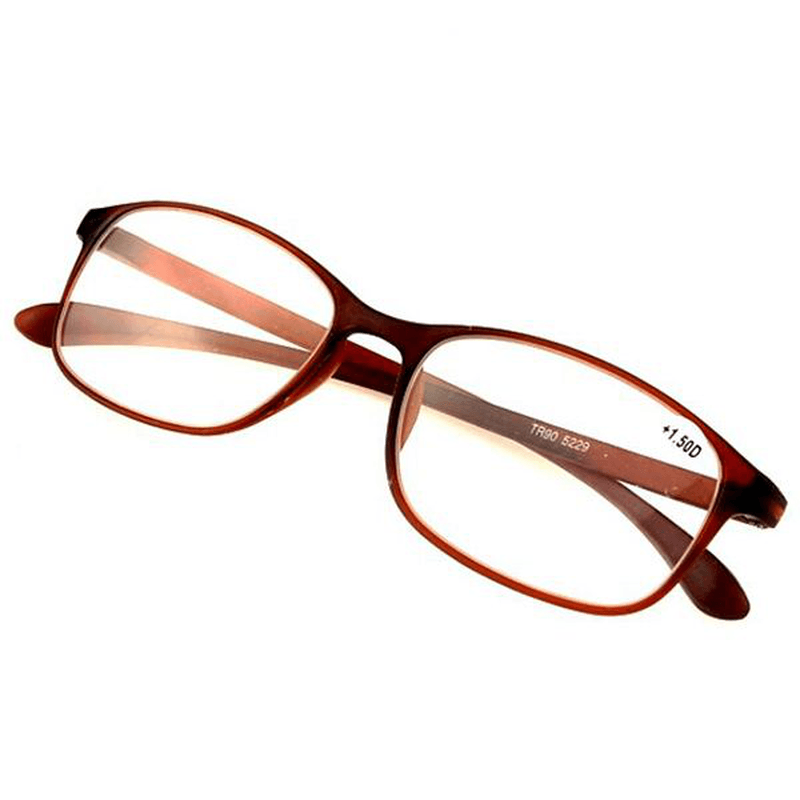 Men Women TR90 Flexible Reading Glasses Ultra-Light Pressure Reduce Eyeglass