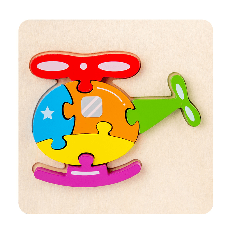 Creative Children'S Wooden Thickened Jigsaw Puzzle Toy