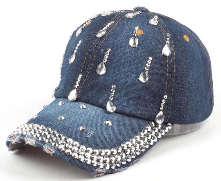 Raindrops with Diamonds and Diamonds Fashion Outdoor Cap Baseball Cap