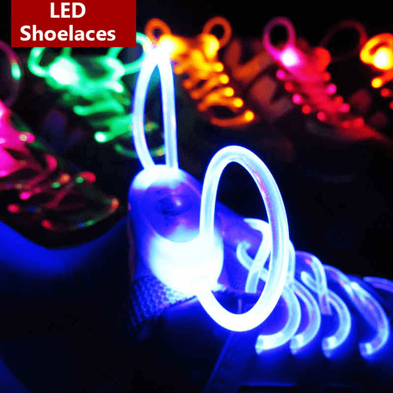 4Th Generation LED Glowing Shoelaces Flash Shoelaces Shoe Strap Outdoor Dance Party Supplies