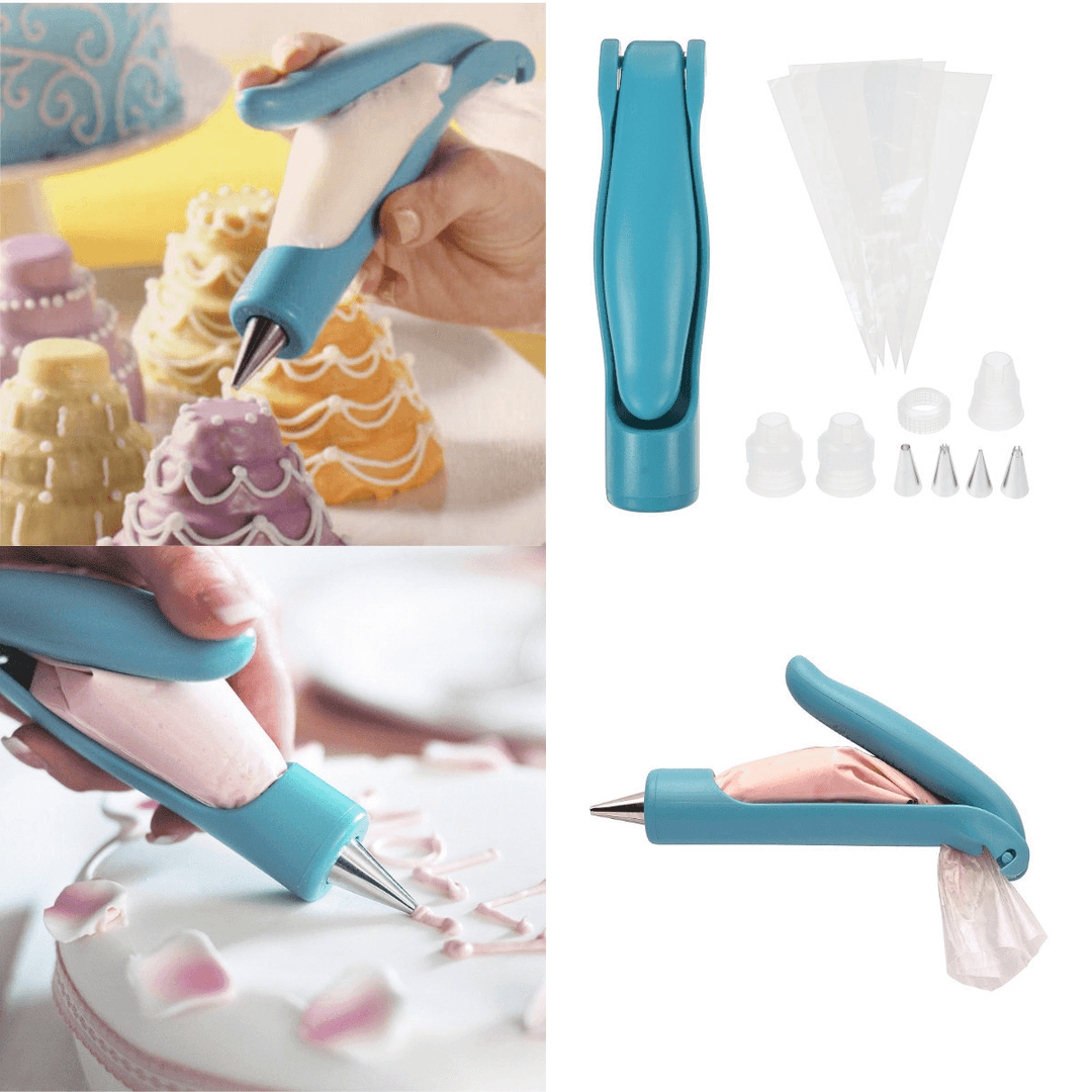 Pastry Icing Piping Bag Nozzle Tips Fondant Cake Sugar Craft Decorating Pen New Cake Decorating Tools for Kitchen Accessories