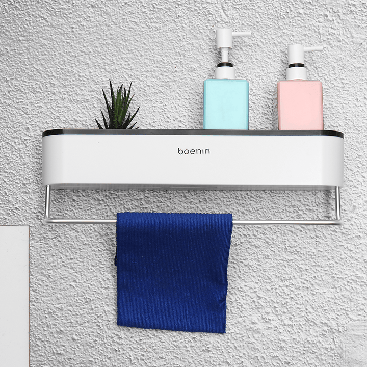 Multifunction Wall Mounted Storage Rack Home Bath Organizer Shelf Holder