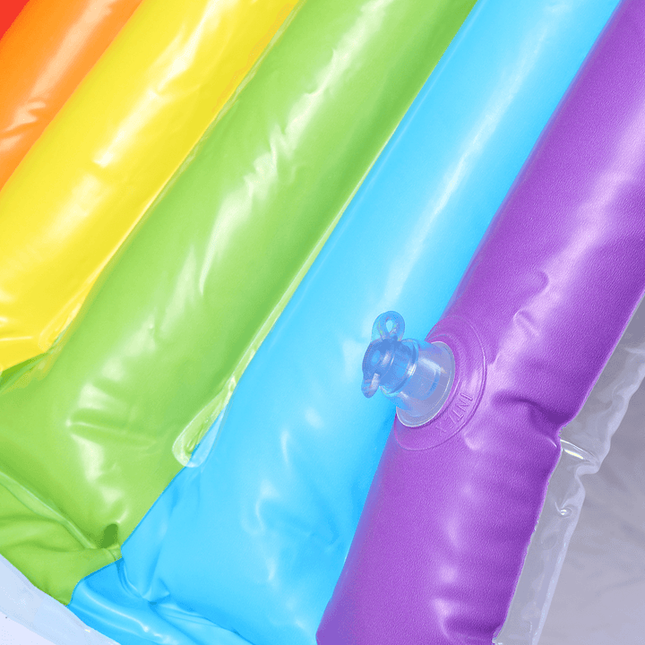 Rainbow Sunshade Summer Inflatable Swimming Pool Backyard Inflated Kids Bathtub for Swimming Supplies