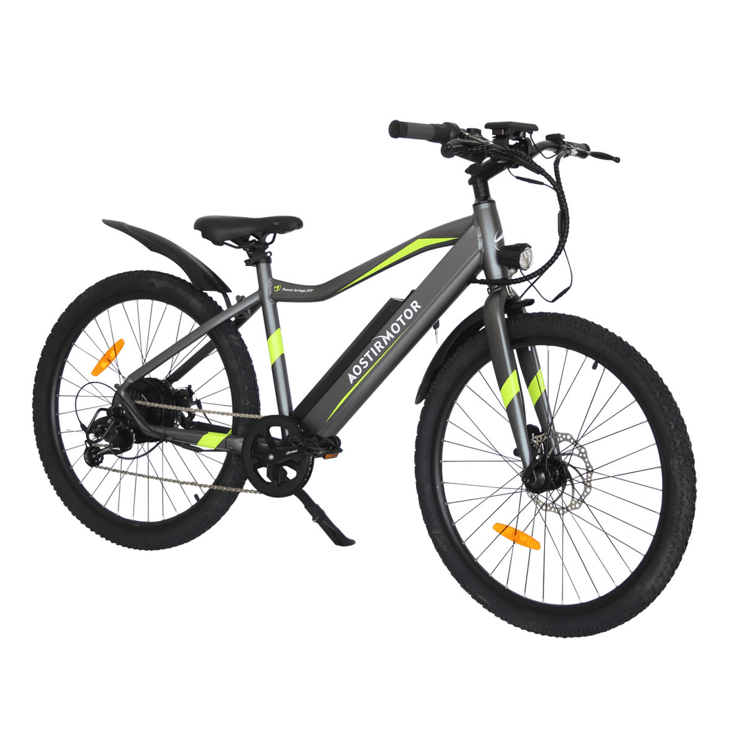 [USA DIRECT] AOSTIRMOTOR S03 500W 36V 10.4Ah 26 Inch Electric Bicycle 40Km/H Max Speed 35Km Mileage 150Kg Max Load