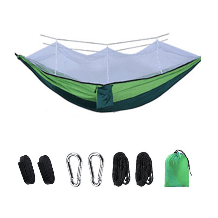 Camping Hammock Mosquito Net Double People Hanging Bed Travel Beach Hiking Swing Chair