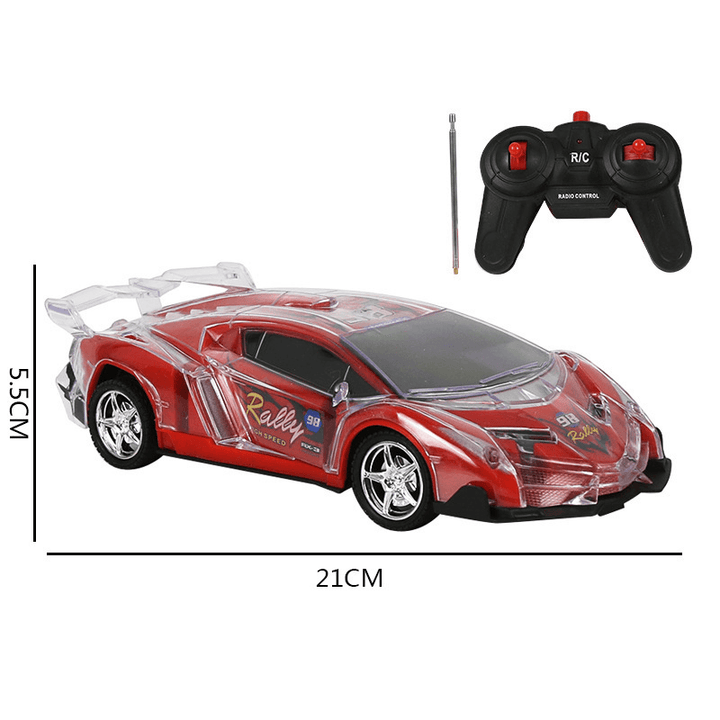 Four Way Remote Control Car Model Fall Resistant Childrens Toy