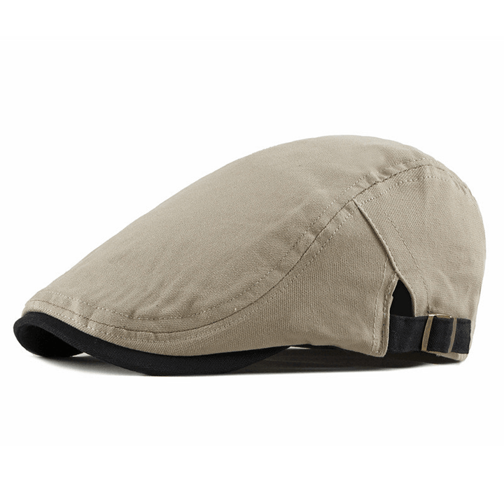 Thin Light Board Beret Hat Men'S Casual