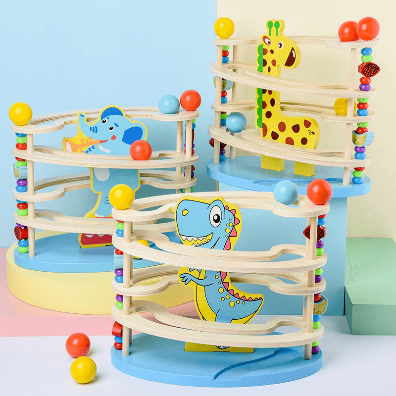 Parent-Child Interactive Leisure Tabletop Ball-And-Ball Building Block Game