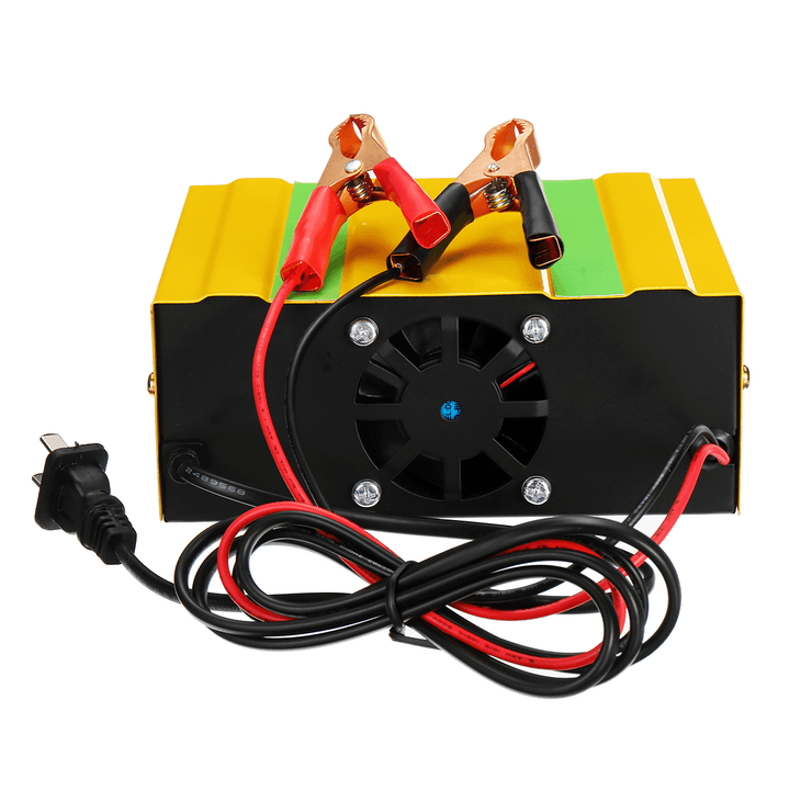 12V/24V Car Battery Charger Full Auto Intelligent 10A Pulse Repair Maintenance