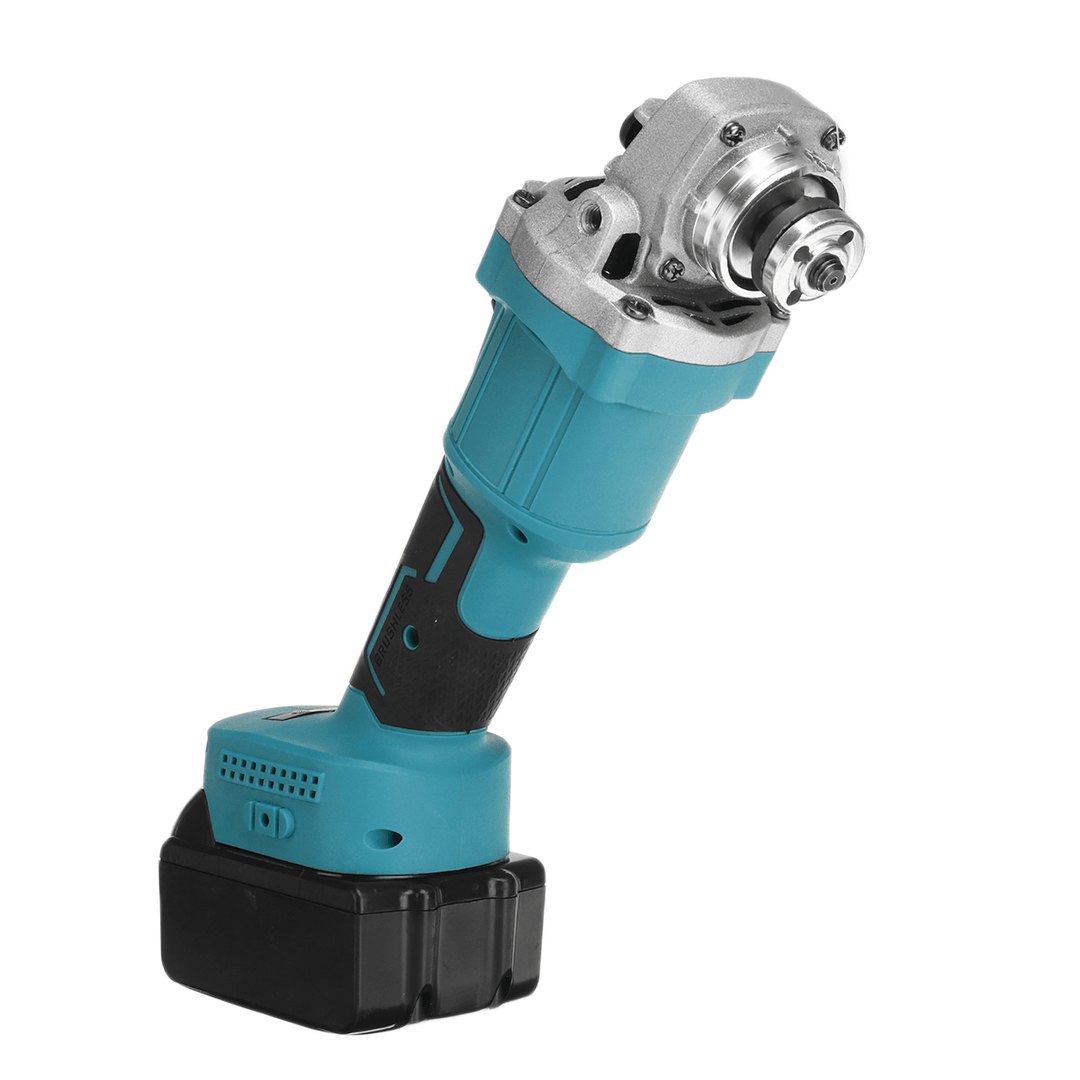 100Mm Brushless Cordless Angle Grinder 3 Gears Polishing Grinding Cutting Tool with Battery Also for for Makita 18V Battery