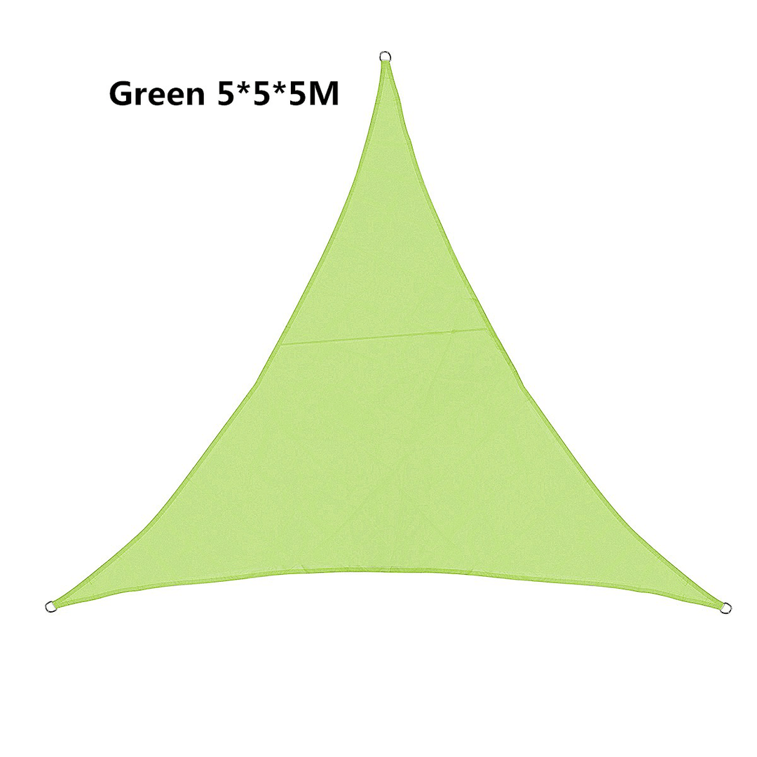 Sun Shade Sail Waterproof 420D Oxford Polyester Canopy Cover Awning Garden Yard Plant Protection - MRSLM