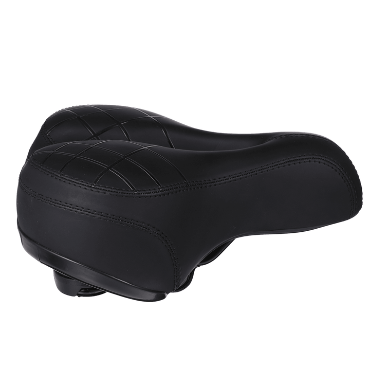 Bike Seat Cushion Oversized Comfortable Universal Shock Absorbing Bicycle Saddle with Wrench Protection Cover