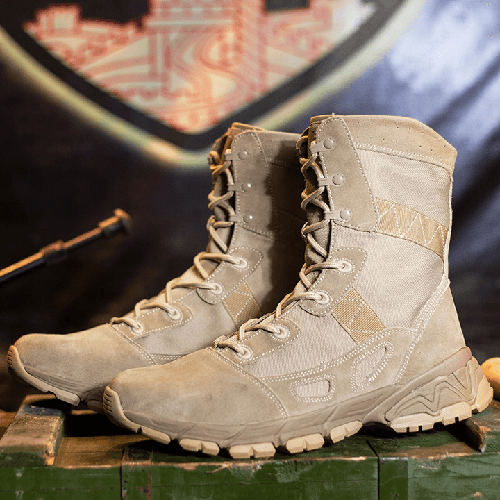 Men Waterproof Wear Resistant Outdoor Boots