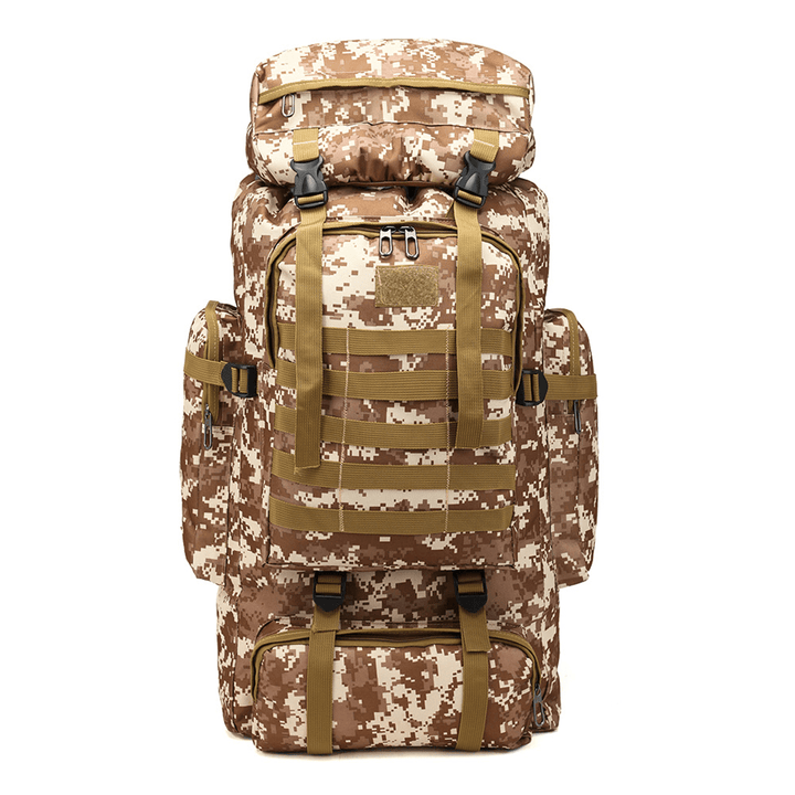 80L Molle Tactical Bag Outdoor Traveling Camping Hiking Military Rucksacks Backpack Camouflage Bag