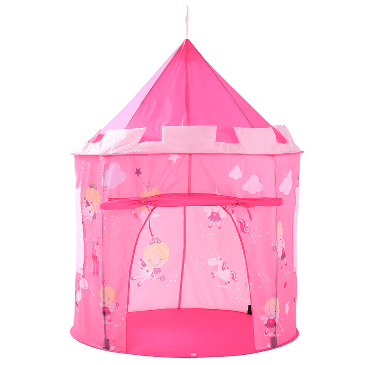 Children'S Tent Kids Play Tent Children Princess Play Tent Castle Foldable Games Playhouse