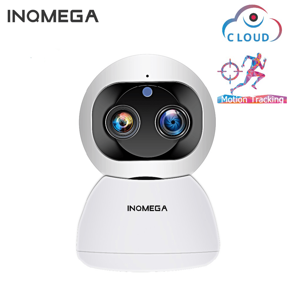 [Dual Lens] INQMEGA Cloud 1080P 2MP Dual-Lens PT 360¬∞ Wireless IP Camera Wifi Auto Tracking Indoor Home Security Surveillance CCTV Network Baby Monitors