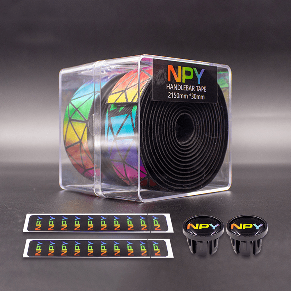 NPY 2 Pcs Bike Handlebar Tape Anti-Skid Shock Sponge Bicycle Handlebar Strap Cycling