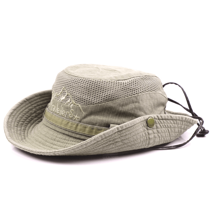 Spring and Summer Outdoor Sunshade Cotton Mesh Ladies Mountaineering Hat