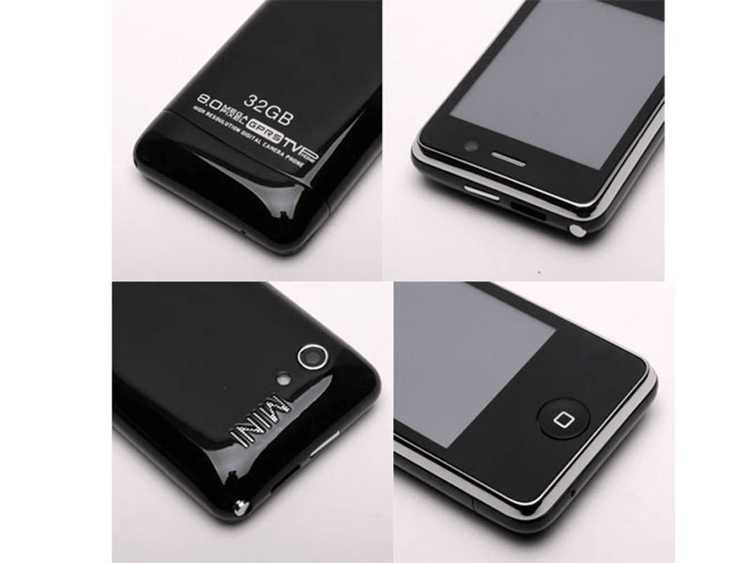 Mini H601 Quad Band Dual SIM Cards 0.3MP TV JAVA Bluetooth Touch Phone