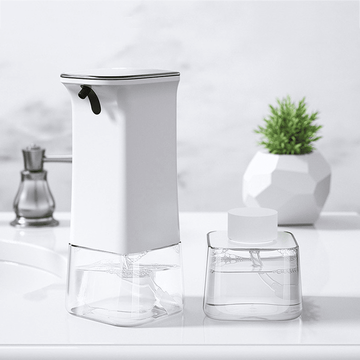 280ML Auto IR Inductive Touchless Foaming Liquid Soap Dispenser IPX4 Waterproof 0.25S Quick Sensing Hand Sanitizer Bubble Washer