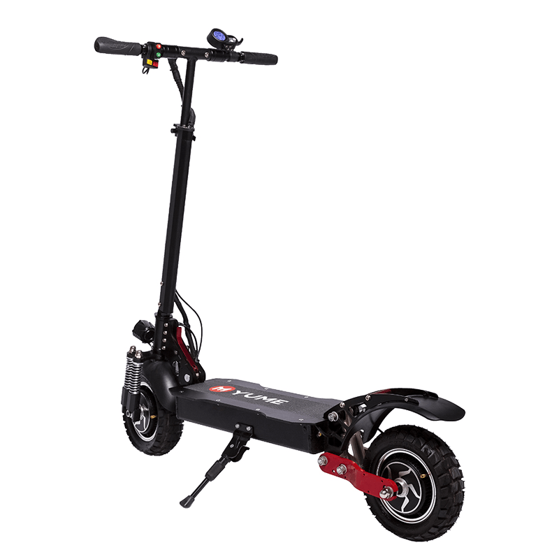 YUME YM-D5 Hydraulic Disc Brake Version 52V 2400W Dual Motor 23.4Ah Folding Electric Scooter 10Inch Vacuum Road Tires 65-70Km/H Top Speed 80Km Range Mileage Max Load 200Kg Scooter