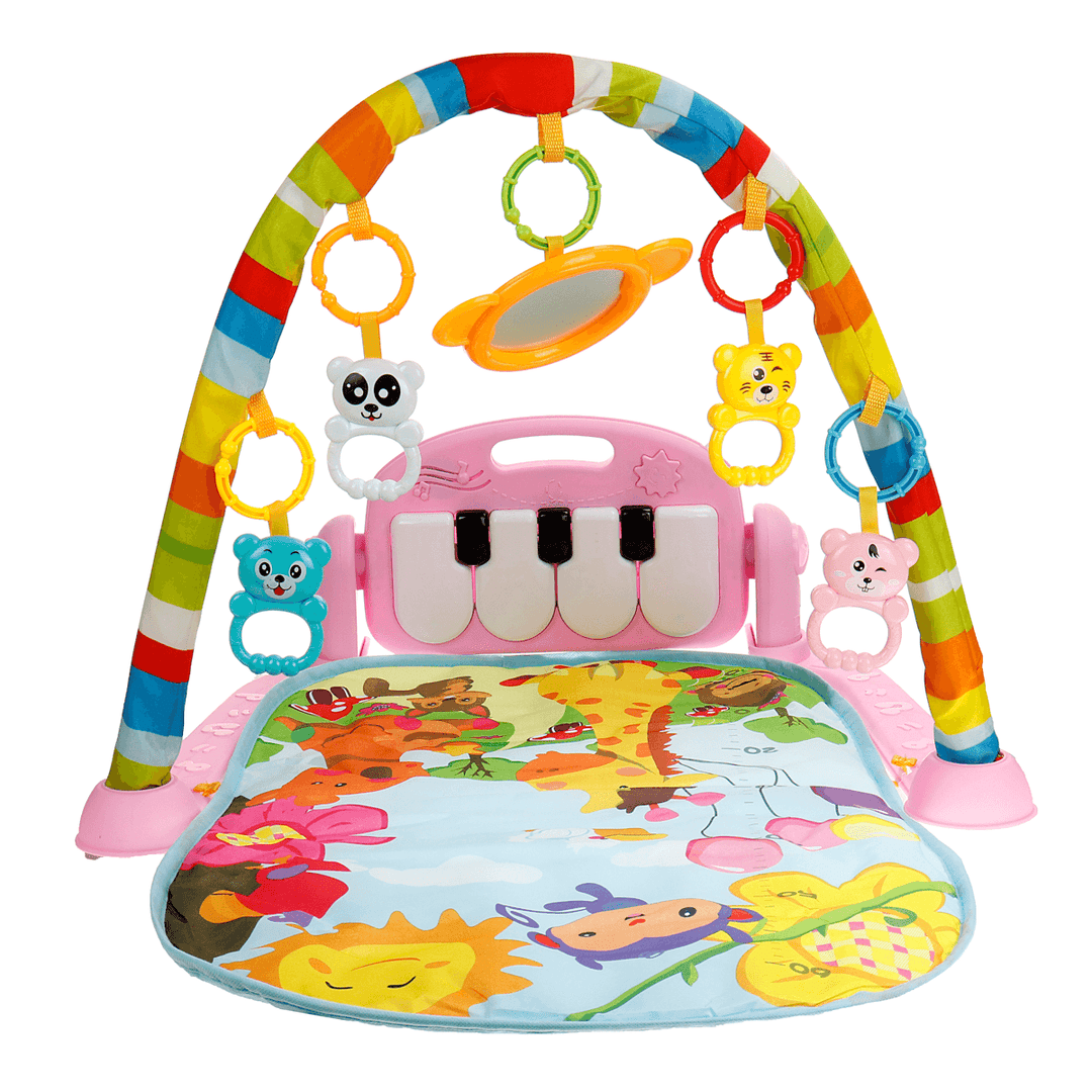 Baby Music Play Mat Kids Fitness Piano Lay Pad Children Amusement Park for 0-2 Years Old