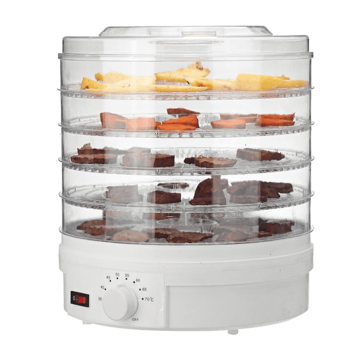 250W Food Dehydrator 5 Tray Shelf Dryer Machine Fruit Preserver Beef Jerky DIY Dried Fruit