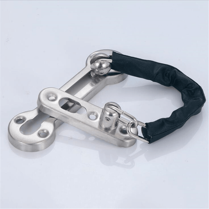 304 Stainless Steel Door Chain Anti-Theft Lock Door Latch Guard for Home Hotel Security