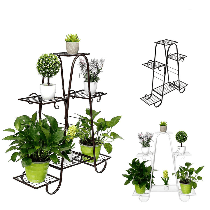 Multi-Layer Flower Stand Plant Shelves Balcony Living Room Interior Modern Decoration Floor Shelf Storage