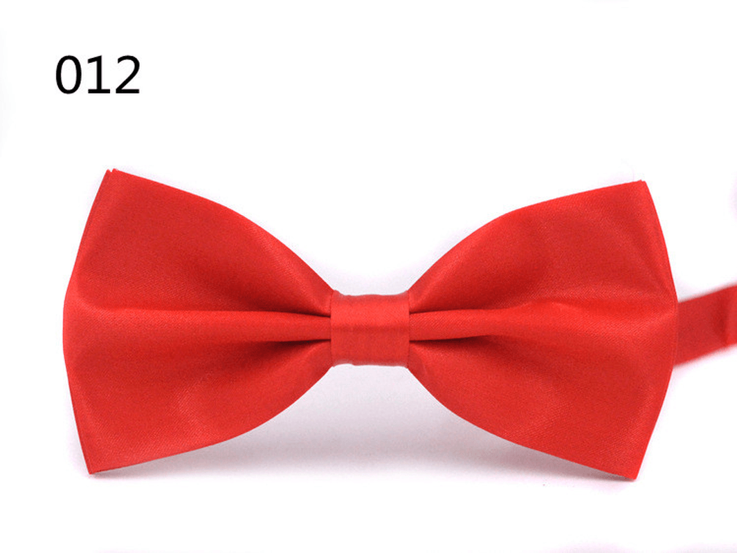 Bright Casual Men'S Solid Color Bow Tie