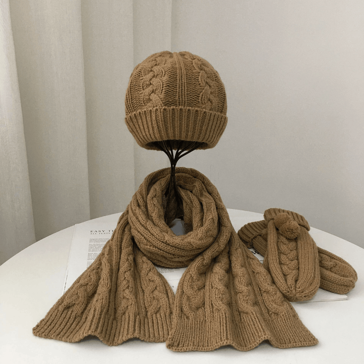 Men'S and Women'S Parent-Child Warm Woolen Hats