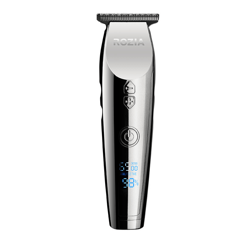 Rozia HQ-266 Electric USB Charging Hair Clipper LDC Display Professional Trimmer