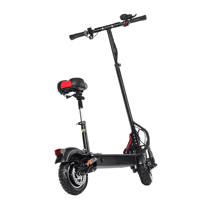 LAOTIE¬Æ ES10 2000W Dual Motor 23.4Ah 52V 10 Inches Folding Electric Scooter with Seat 70Km/H Top Speed 80Km Mileage Max Load 120Kg