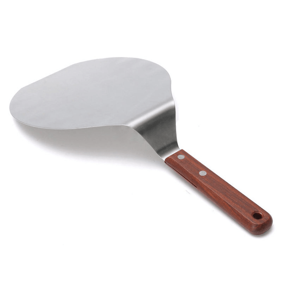 13 Inch Stainless Steel Pizza Plate Spatula Peel Shovel Cake Lifter Holder Baking Tool