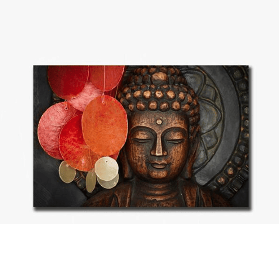 Large Art Prints Home Decor Canvas Painting Wall Art Statue Meditation Paper - MRSLM