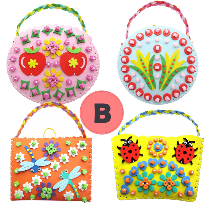 EVA Children'S Handmade Diy Cute Production Three Dimensional Creative Toy Material Bag