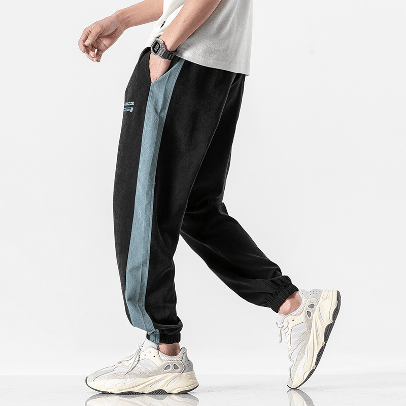 Loose-Fitting Sports Casual Knitted Trousers