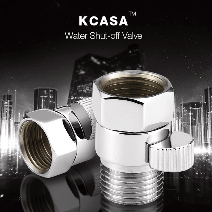 ‚Ñ¢ Brass Junction Water Flow Control Valve Stright-Through Shut off Angle Valve Bath Accessory