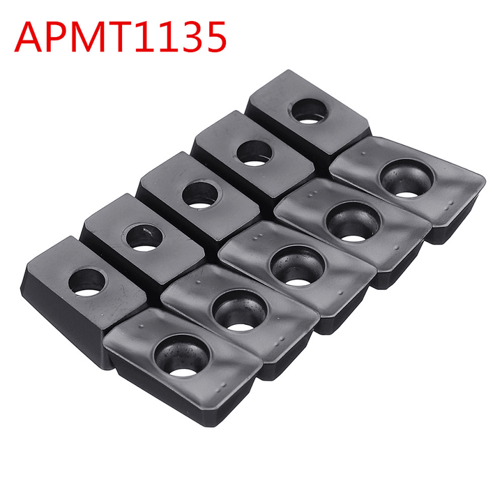 10Pcs HRC52 RPMW1003/RDMT1204/APMT1135/APMT1604 Carbide Insert for Face Mill Cutter CNC Turning Tool - MRSLM