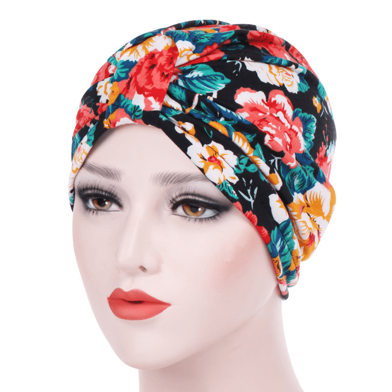 Women Summer Muslin Cotton Beanie Hat - MRSLM