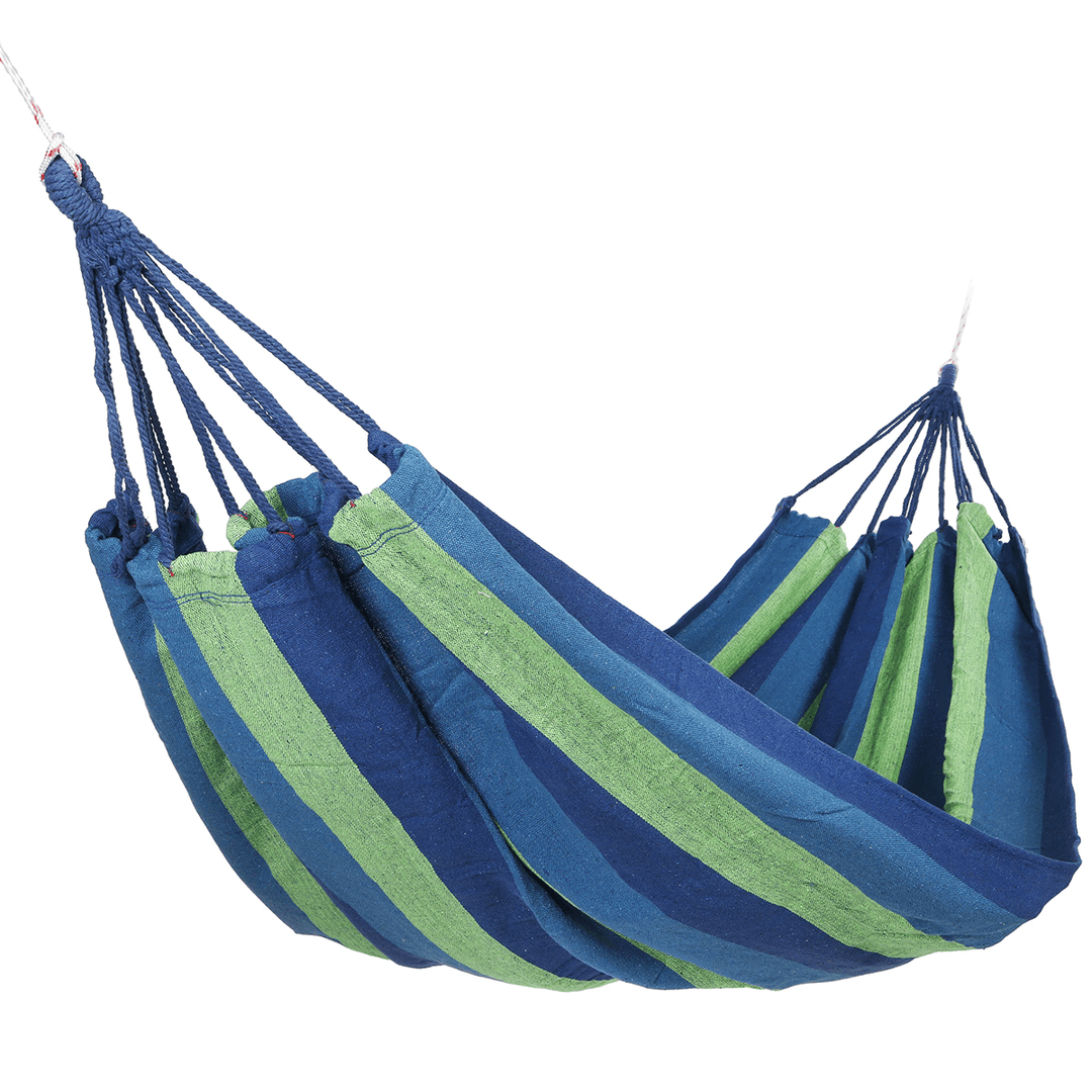 Portable Canvas Hammock Outdoor Garden Camping Travel Swing Hanging Bed